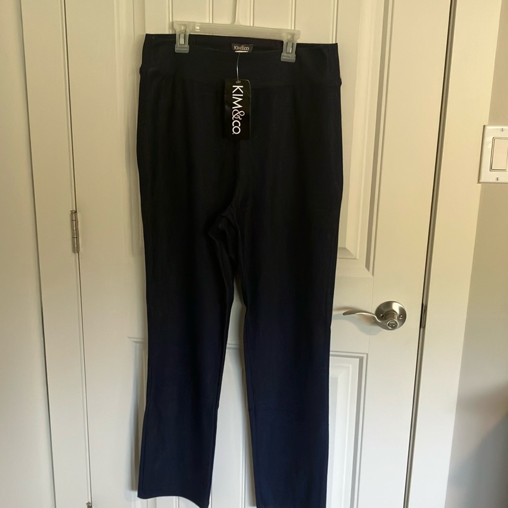 KIM & CO DENIM Full Length Pull On INDIGO XL NEW